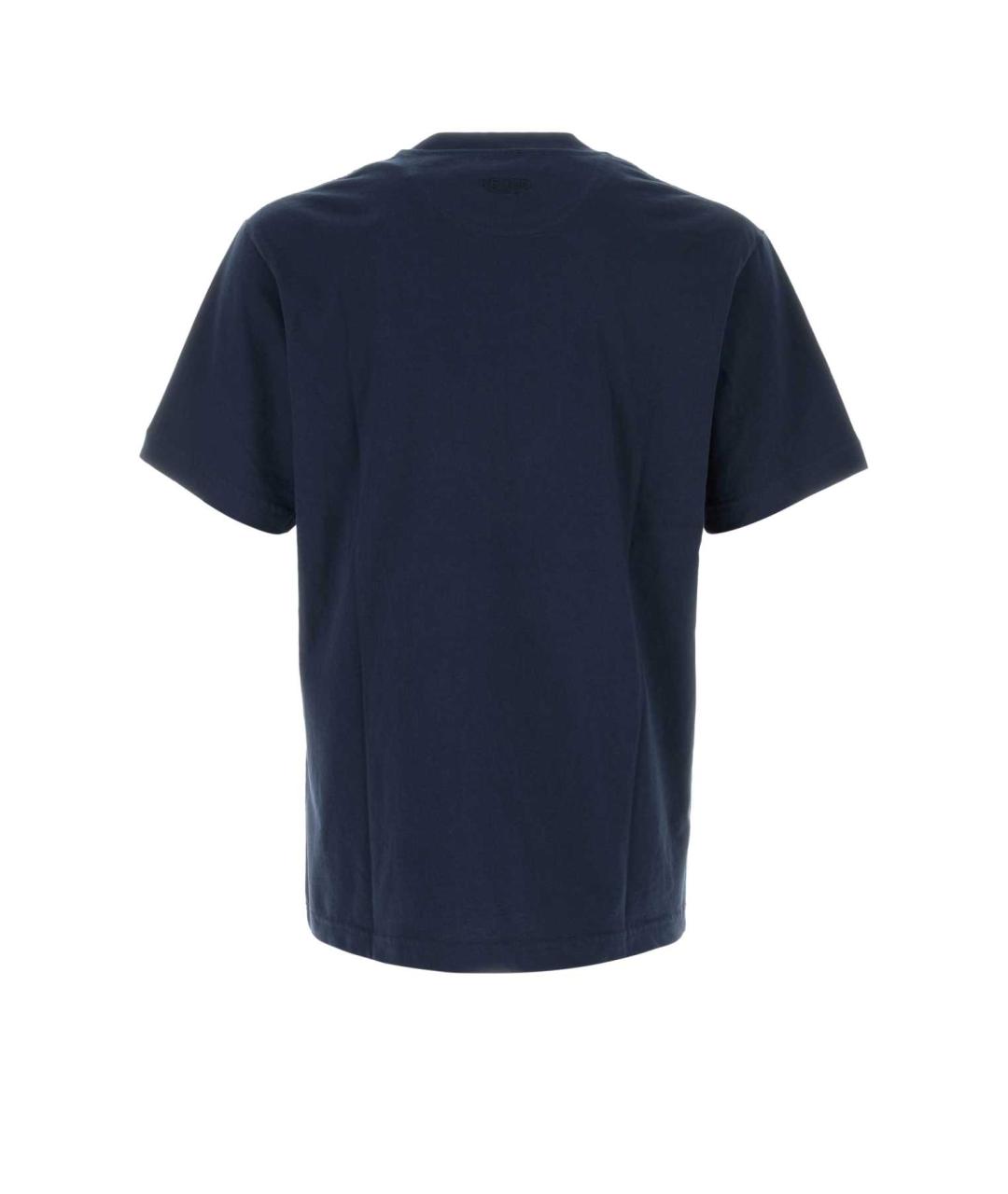 KENZO Темно-синяя хлопковая футболка, фото 2