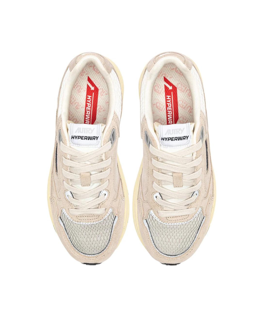 AUTRY Бежевые замшевые кроссовки, фото 4
