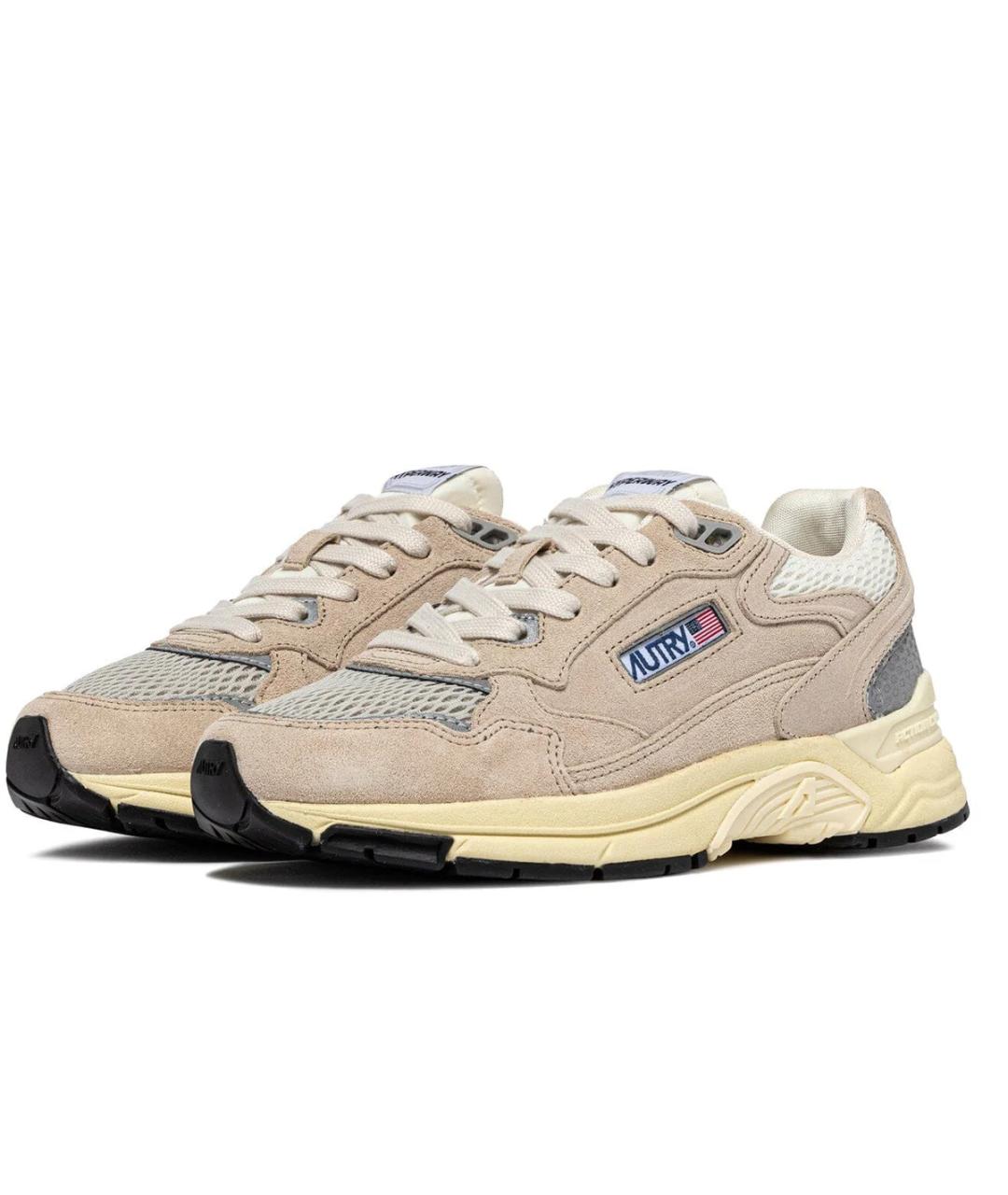 AUTRY Бежевые замшевые кроссовки, фото 3