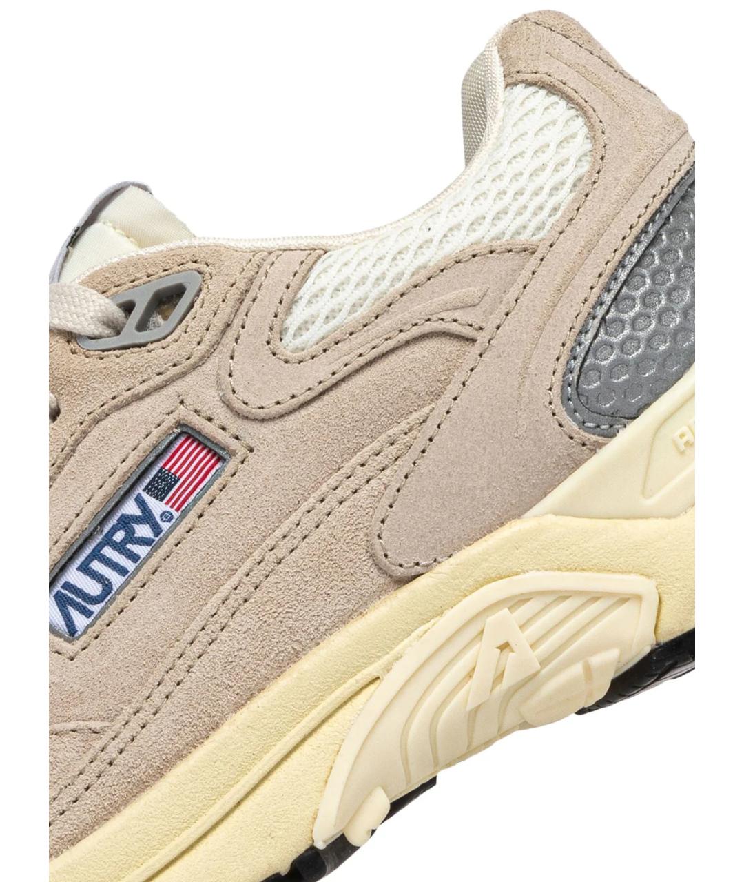 AUTRY Бежевые замшевые кроссовки, фото 5