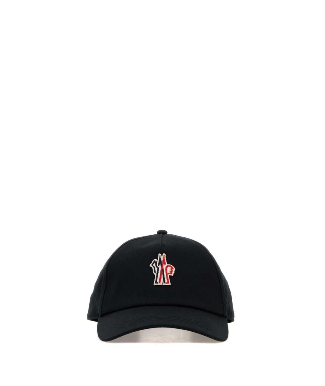 MONCLER GRENOBLE Черная хлопковая кепка/бейсболка, фото 1