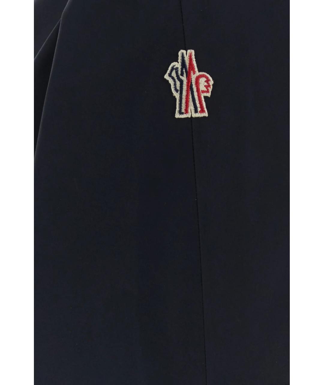 MONCLER GRENOBLE Синяя полиэстеровая куртка, фото 3