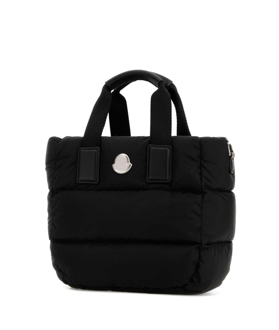 MONCLER Черная синтетическая сумка тоут, фото 2