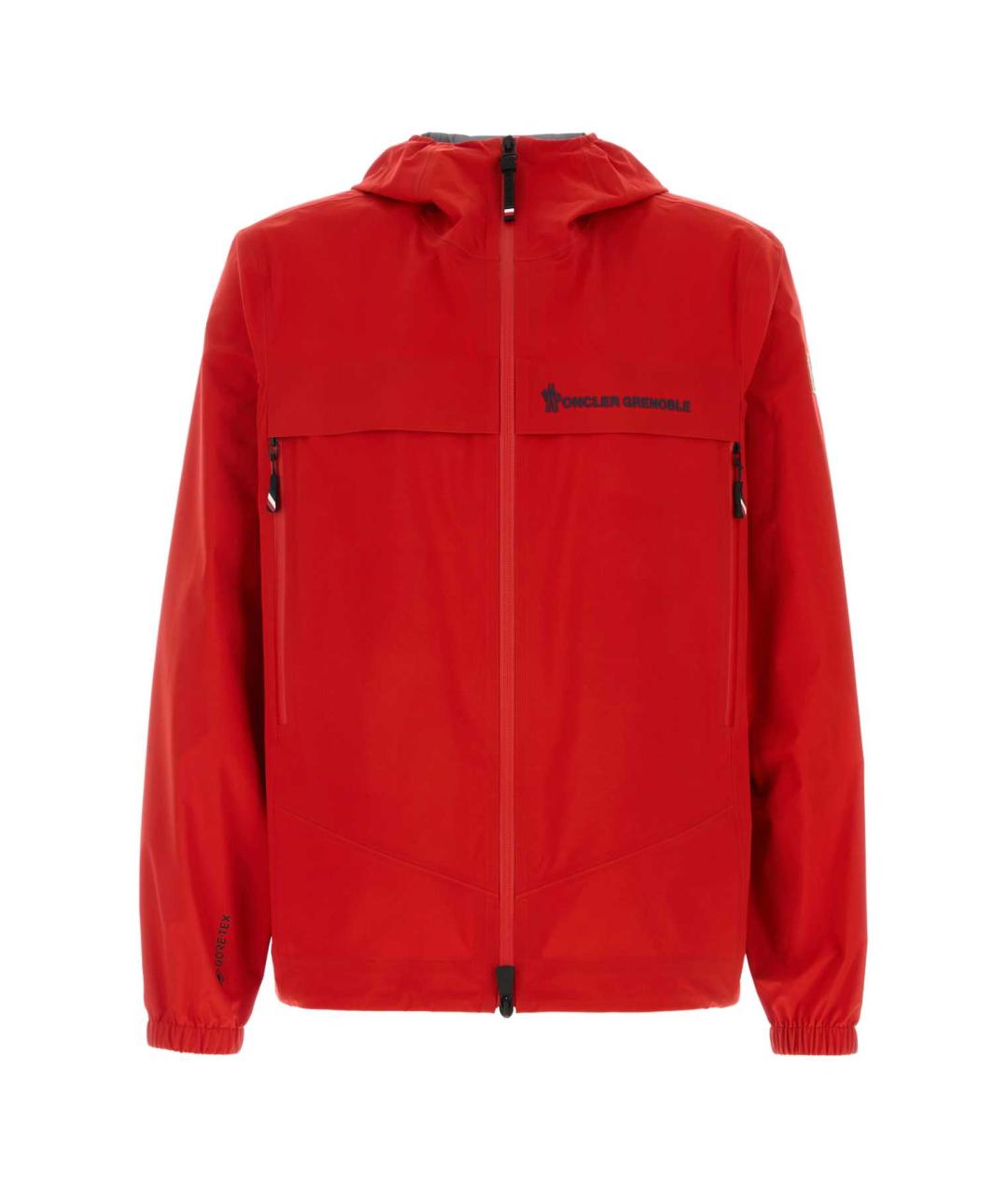 MONCLER GRENOBLE Красная полиамидовая куртка, фото 1
