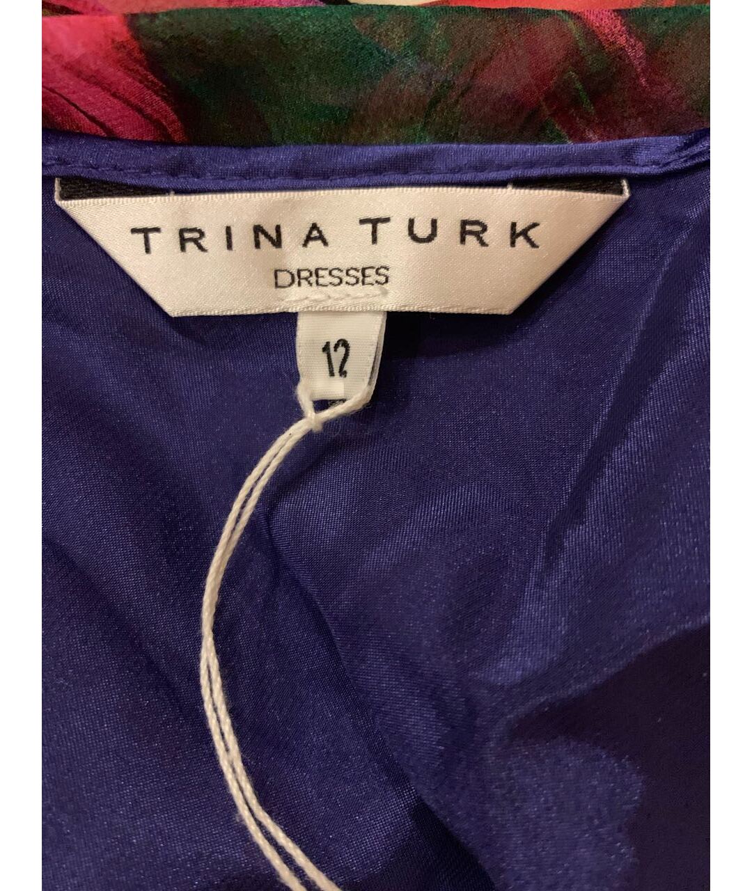 TRINA TURK Мульти шелковое платье, фото 3