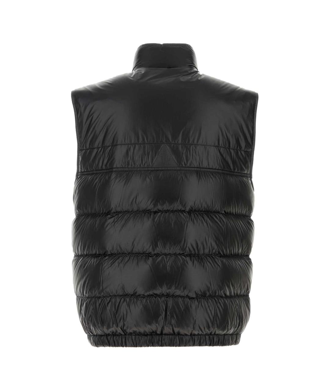 MONCLER GRENOBLE Черный полиэстеровый жилет, фото 2