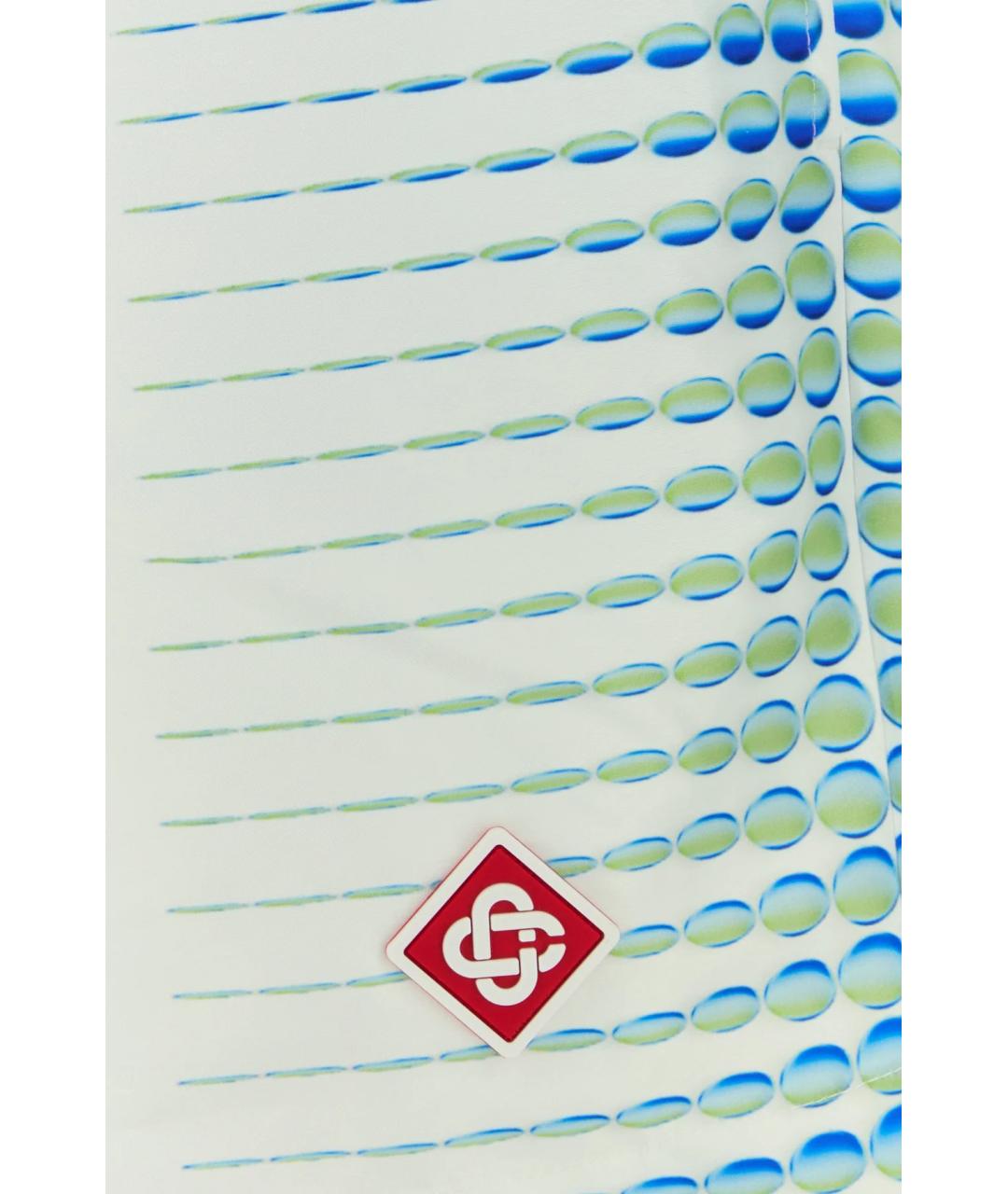 CASABLANCA Белые полиэстеровые плавки, фото 3