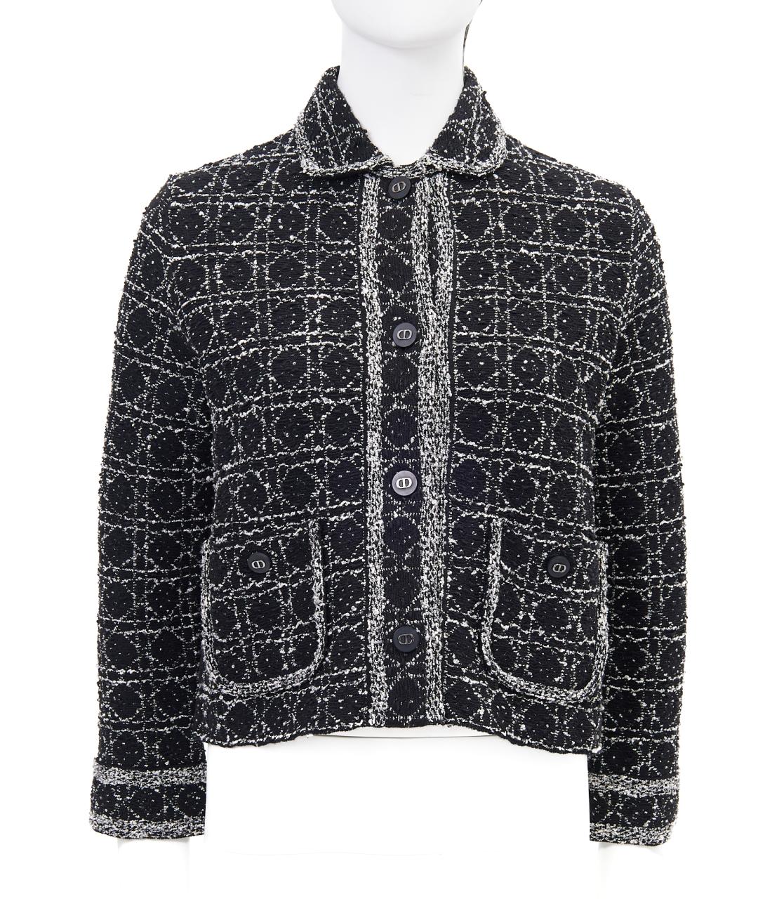 CHRISTIAN DIOR Черный хлопковый кардиган, фото 6