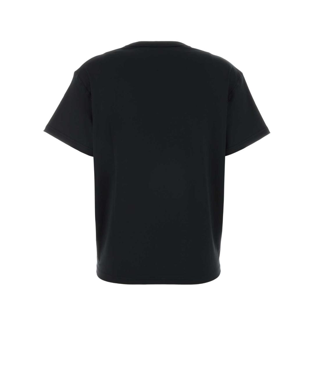 JIL SANDER Черная полиэстеровая футболка, фото 2