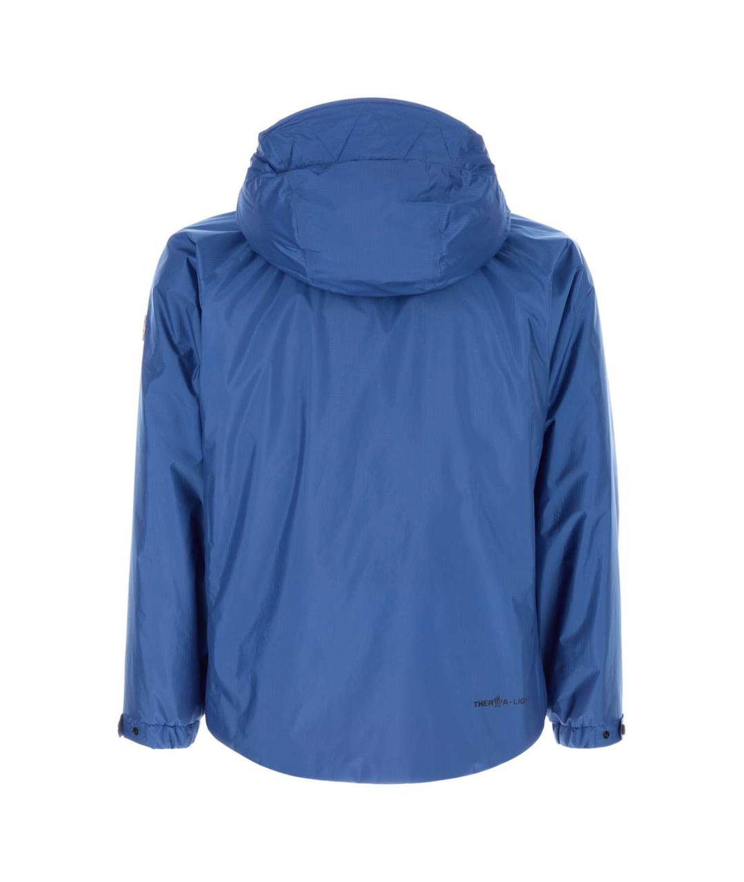 MONCLER GRENOBLE Синяя полиамидовая куртка, фото 2