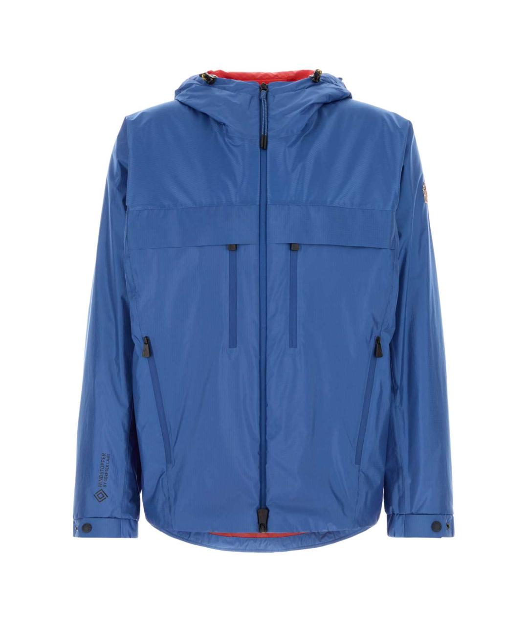 MONCLER GRENOBLE Синяя полиамидовая куртка, фото 1