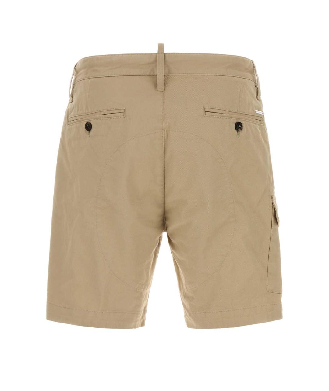 DSQUARED2 Бежевые хлопковые шорты, фото 2