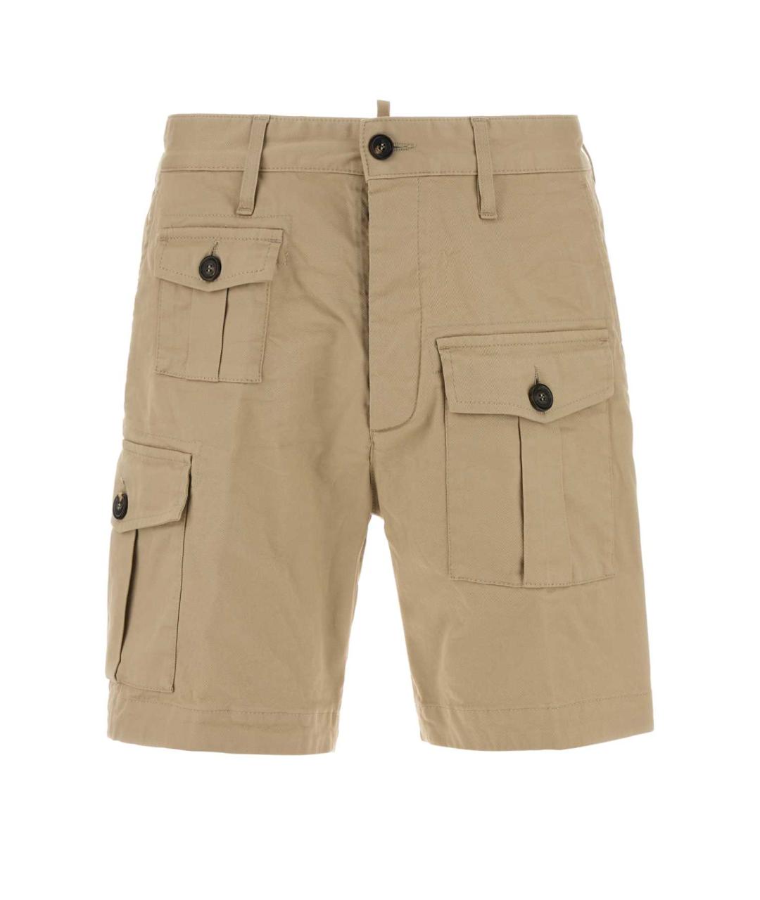 DSQUARED2 Бежевые хлопковые шорты, фото 1