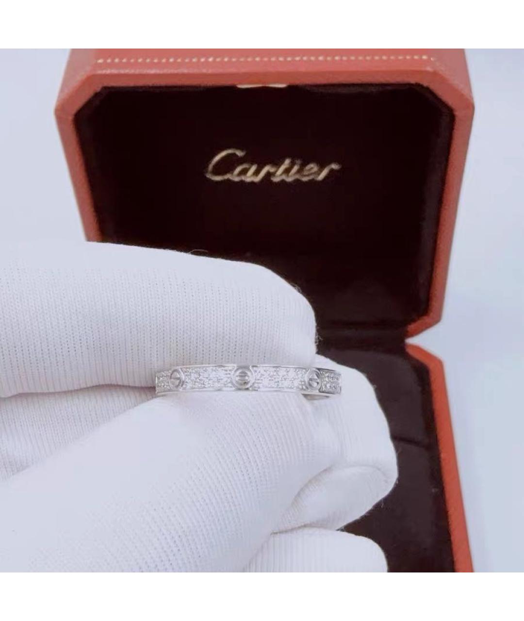 CARTIER Белое кольцо из белого золота, фото 3