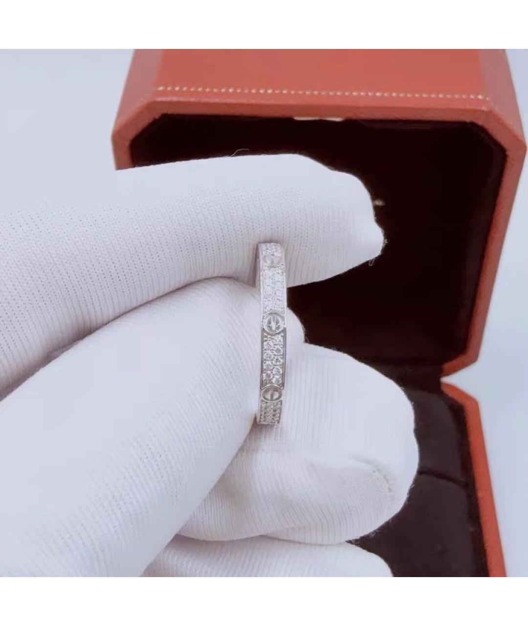 CARTIER Белое кольцо из белого золота, фото 2