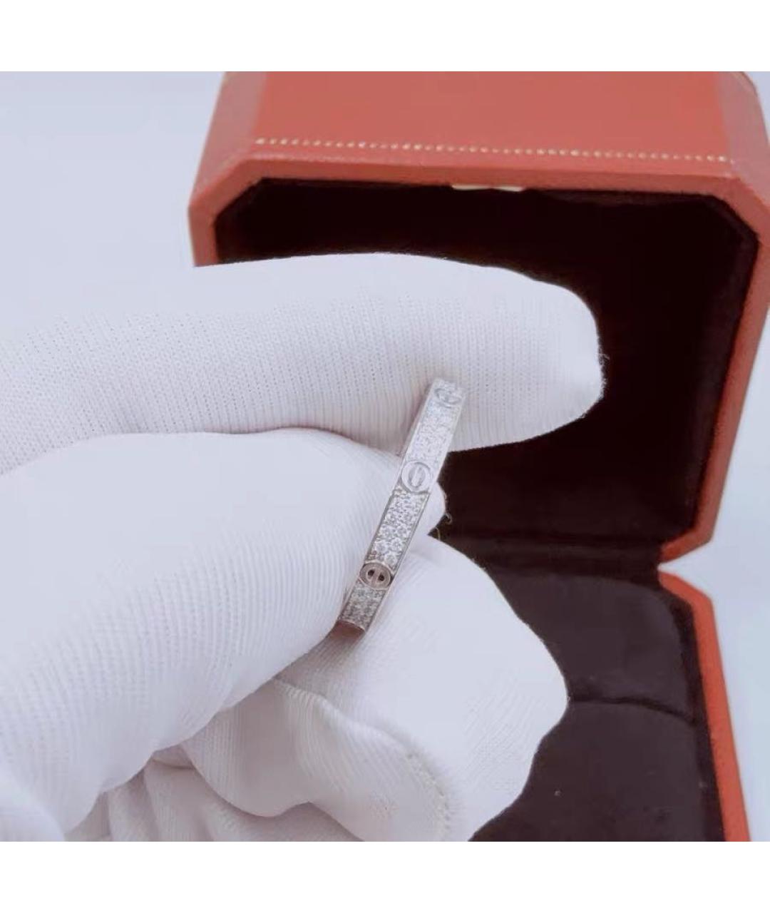 CARTIER Белое кольцо из белого золота, фото 4