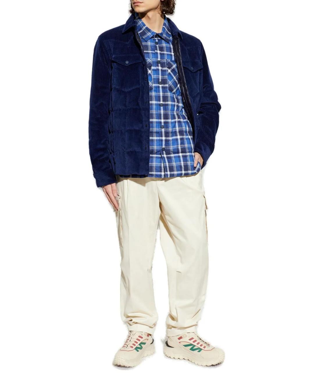 MONCLER GRENOBLE Мульти хлопковая кэжуал рубашка, фото 3