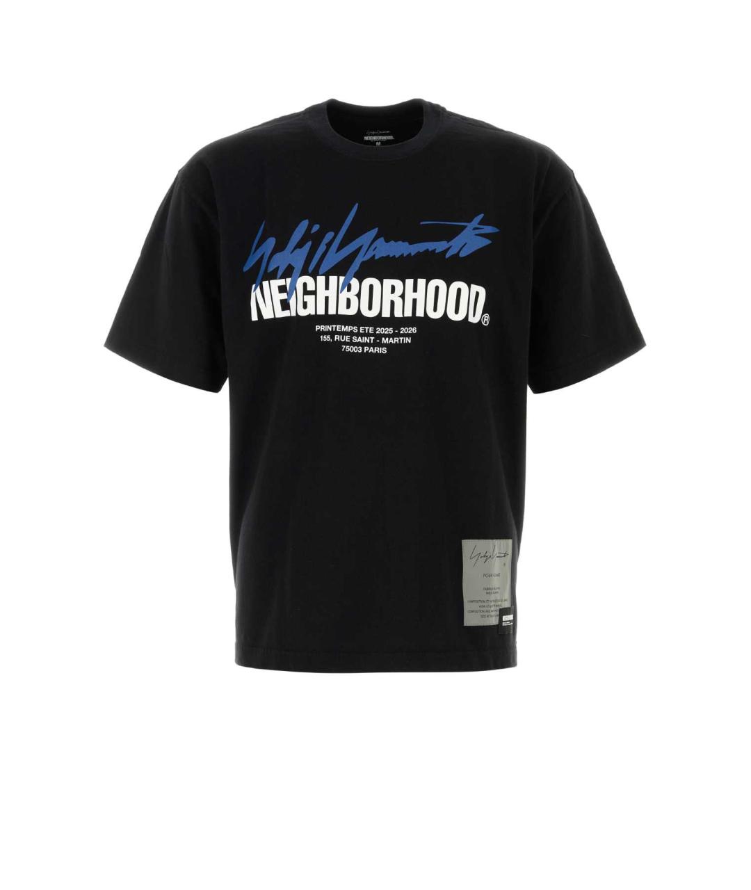 YOHJI YAMAMOTO Черная футболка, фото 1