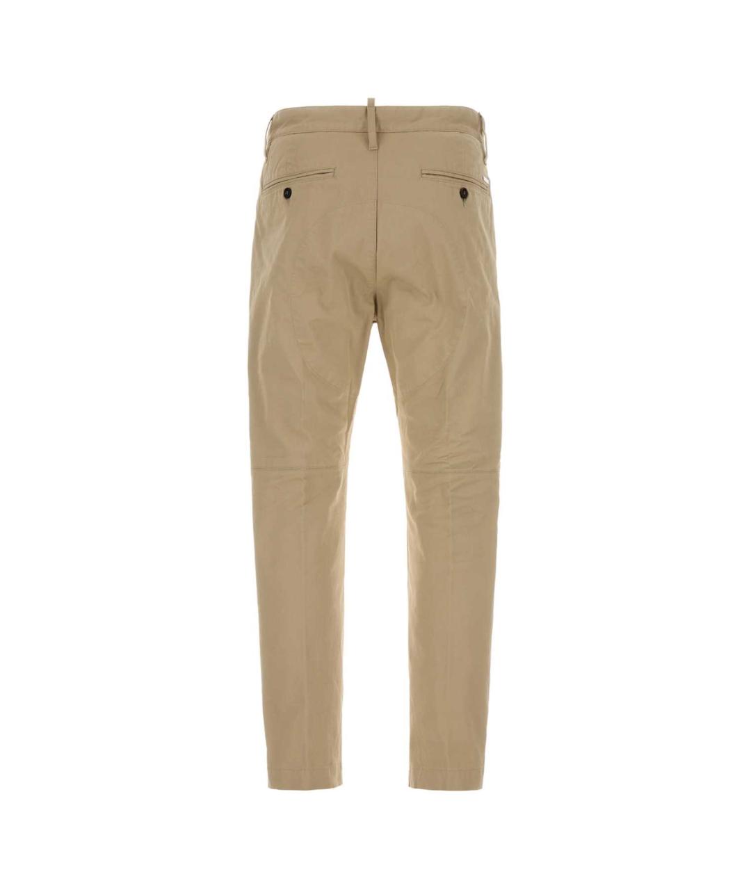 DSQUARED2 Бежевые повседневные брюки, фото 2