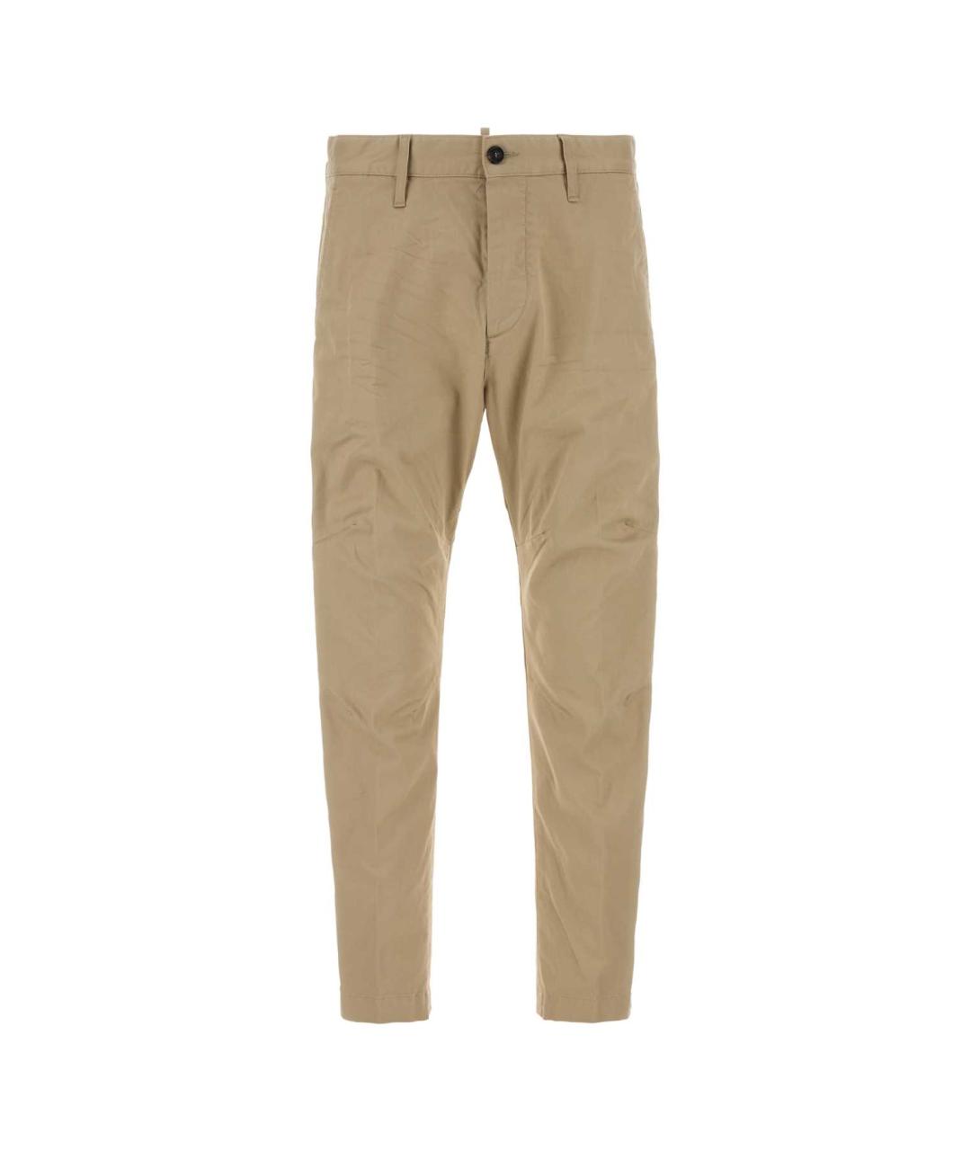 DSQUARED2 Бежевые повседневные брюки, фото 1