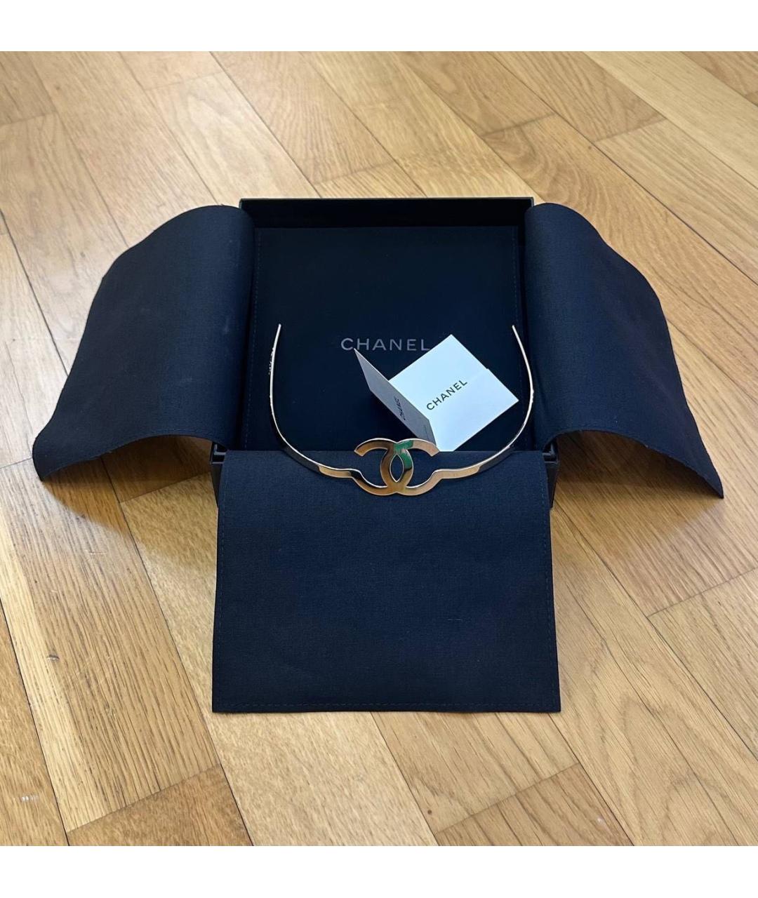 CHANEL Серебрянный ободок, фото 2