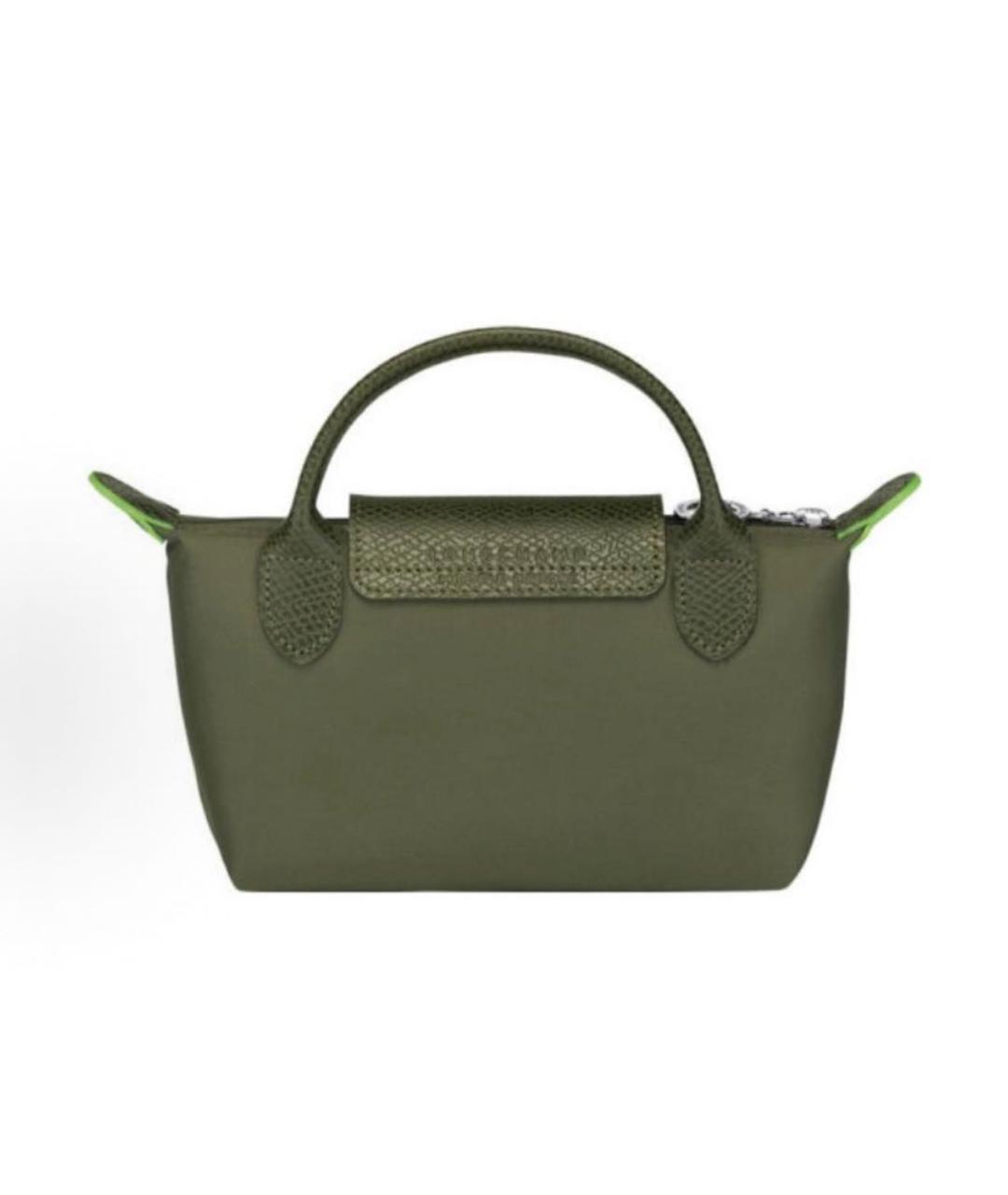 LONGCHAMP Хаки сумка с короткими ручками, фото 2