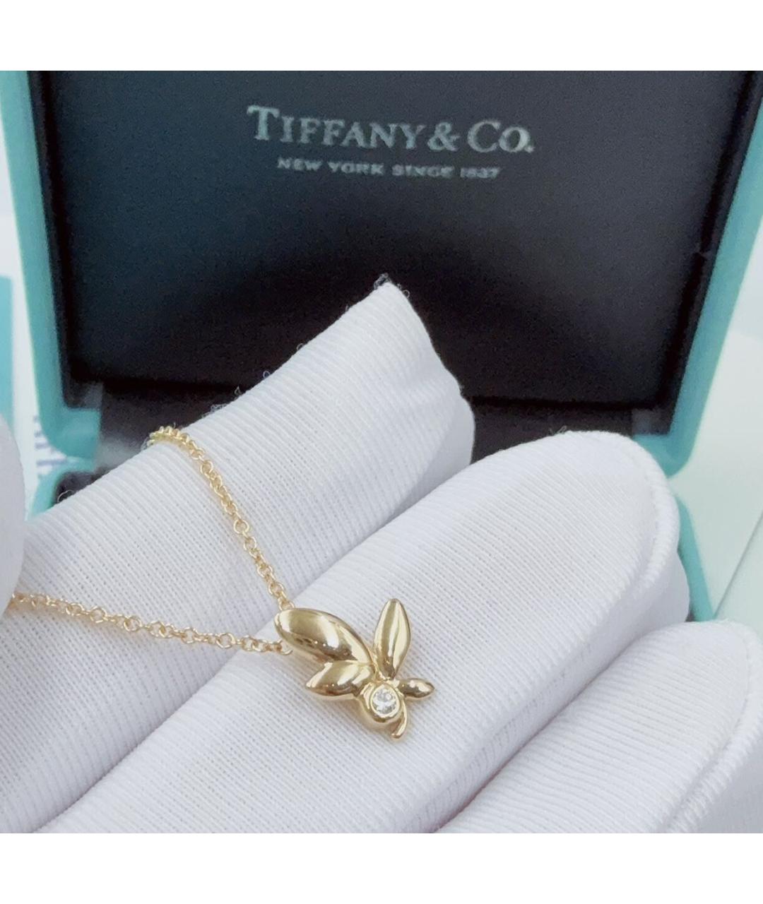 TIFFANY&CO Желтое колье из желтого золота, фото 4