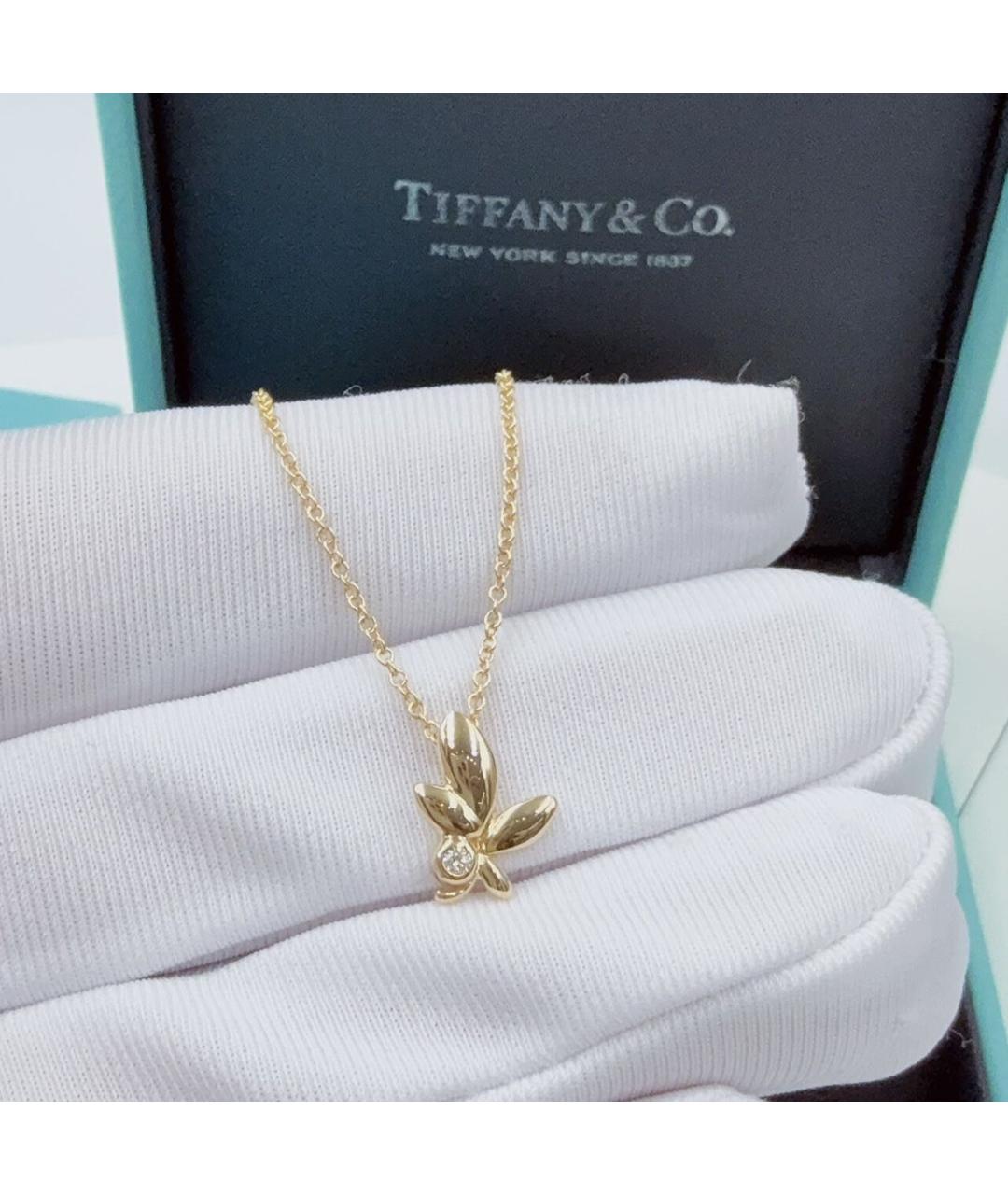 TIFFANY&CO Желтое колье из желтого золота, фото 2