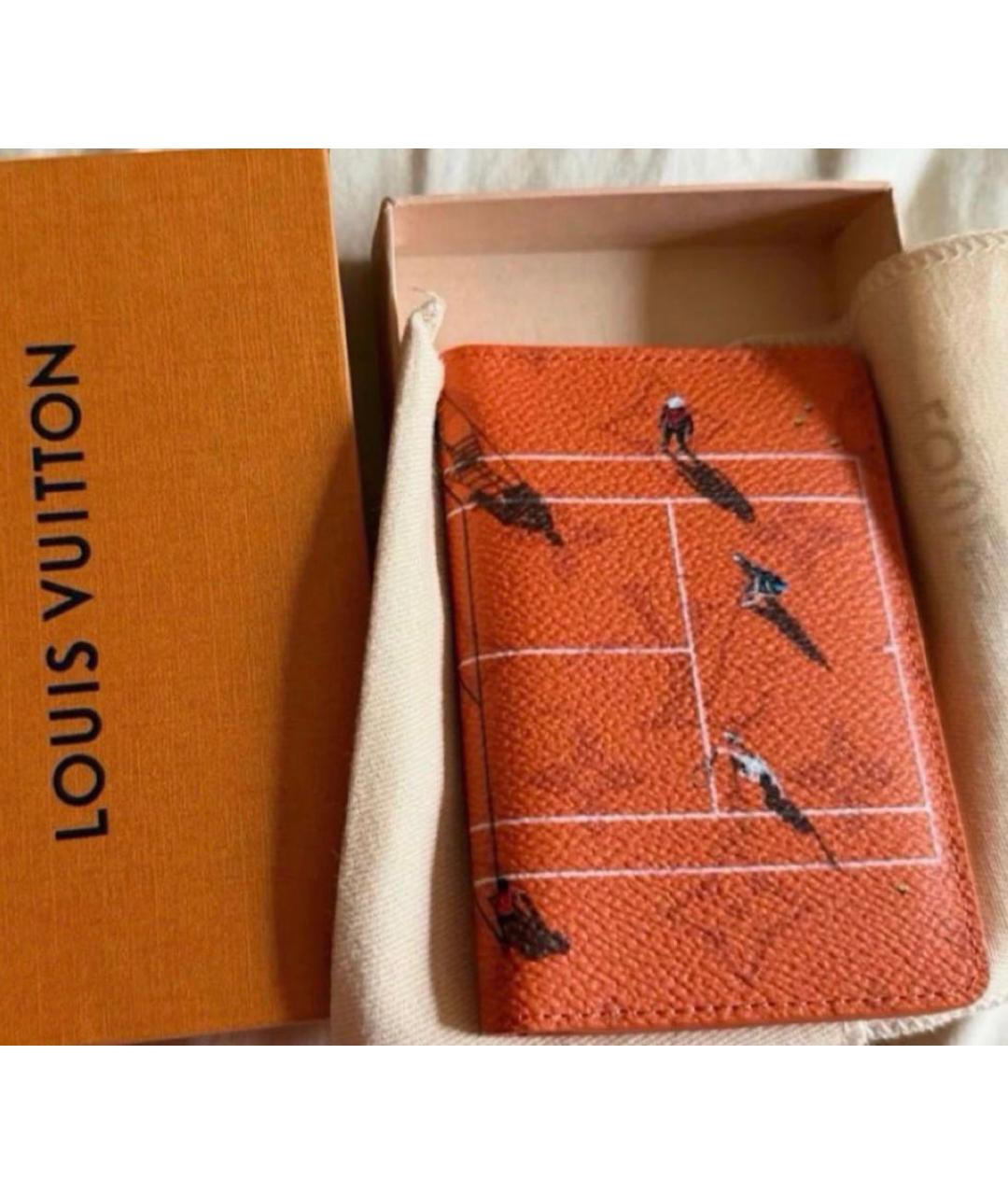LOUIS VUITTON Оранжевый кардхолдер, фото 3