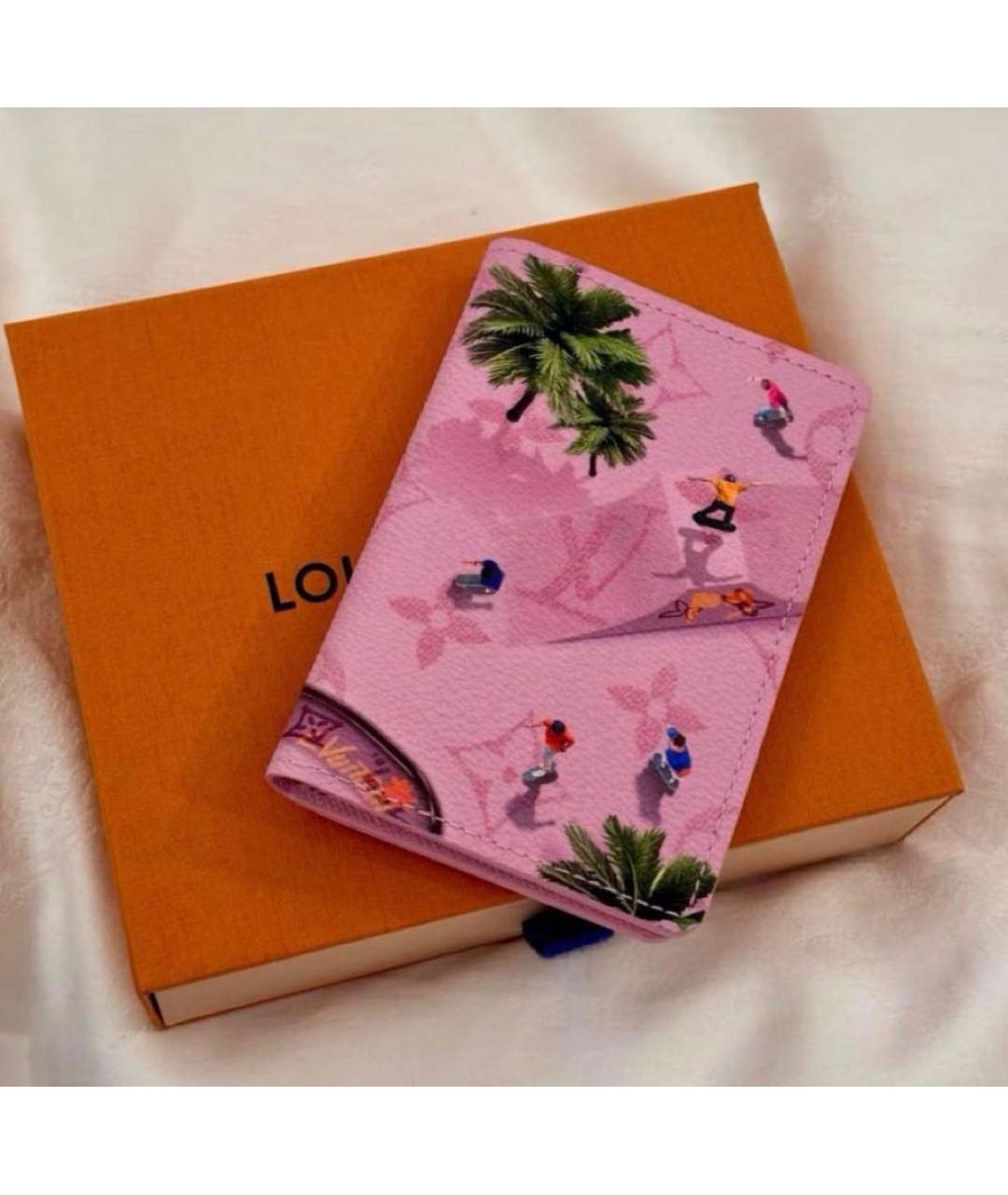 LOUIS VUITTON Розовый кардхолдер, фото 3