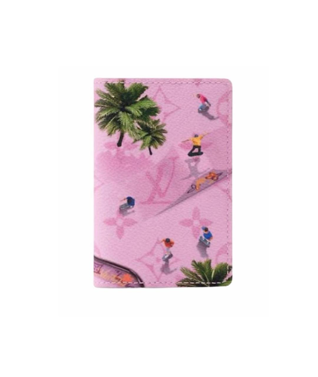 LOUIS VUITTON Розовый кардхолдер, фото 4