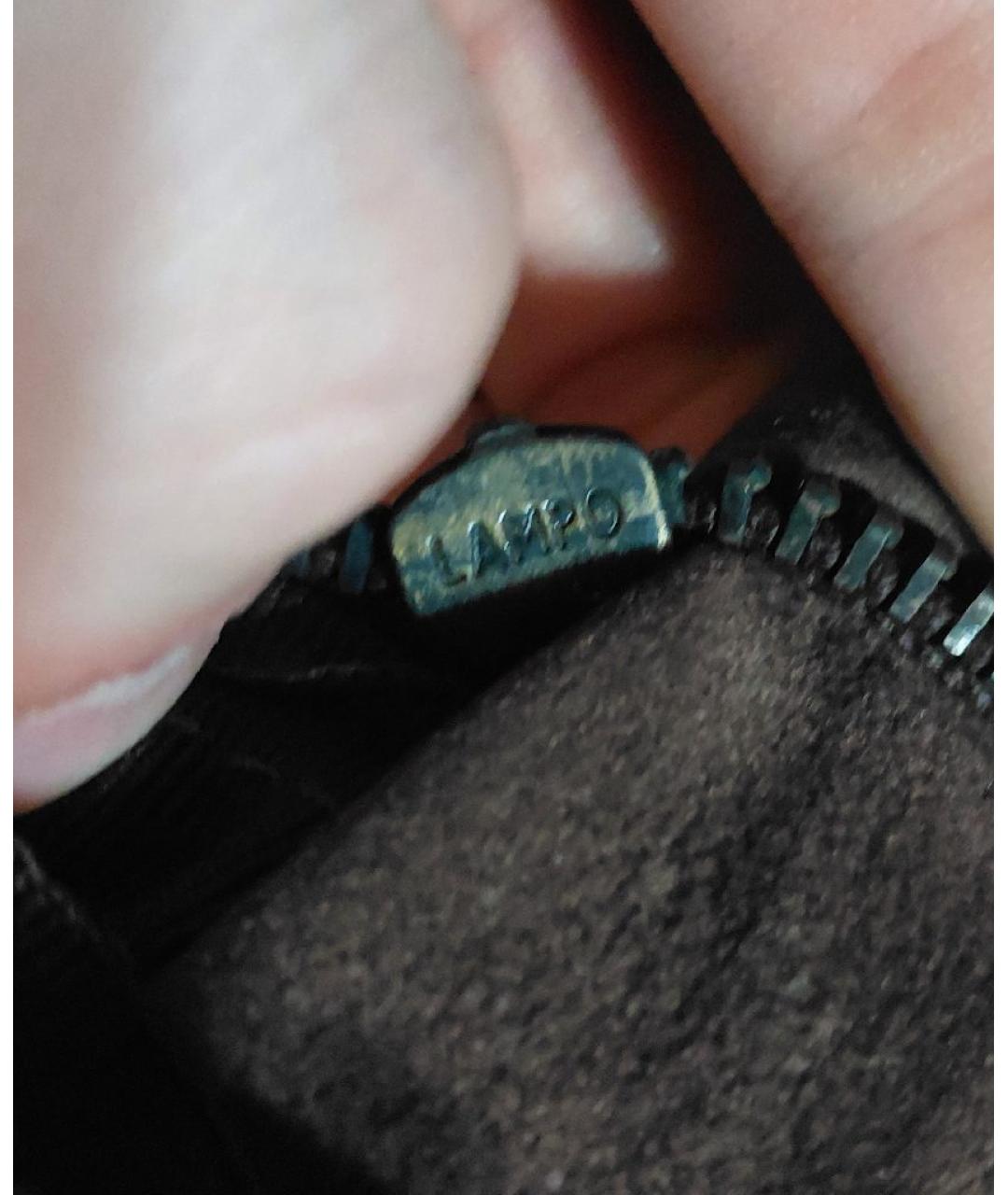 DIESEL Коричневая кожаная куртка, фото 9