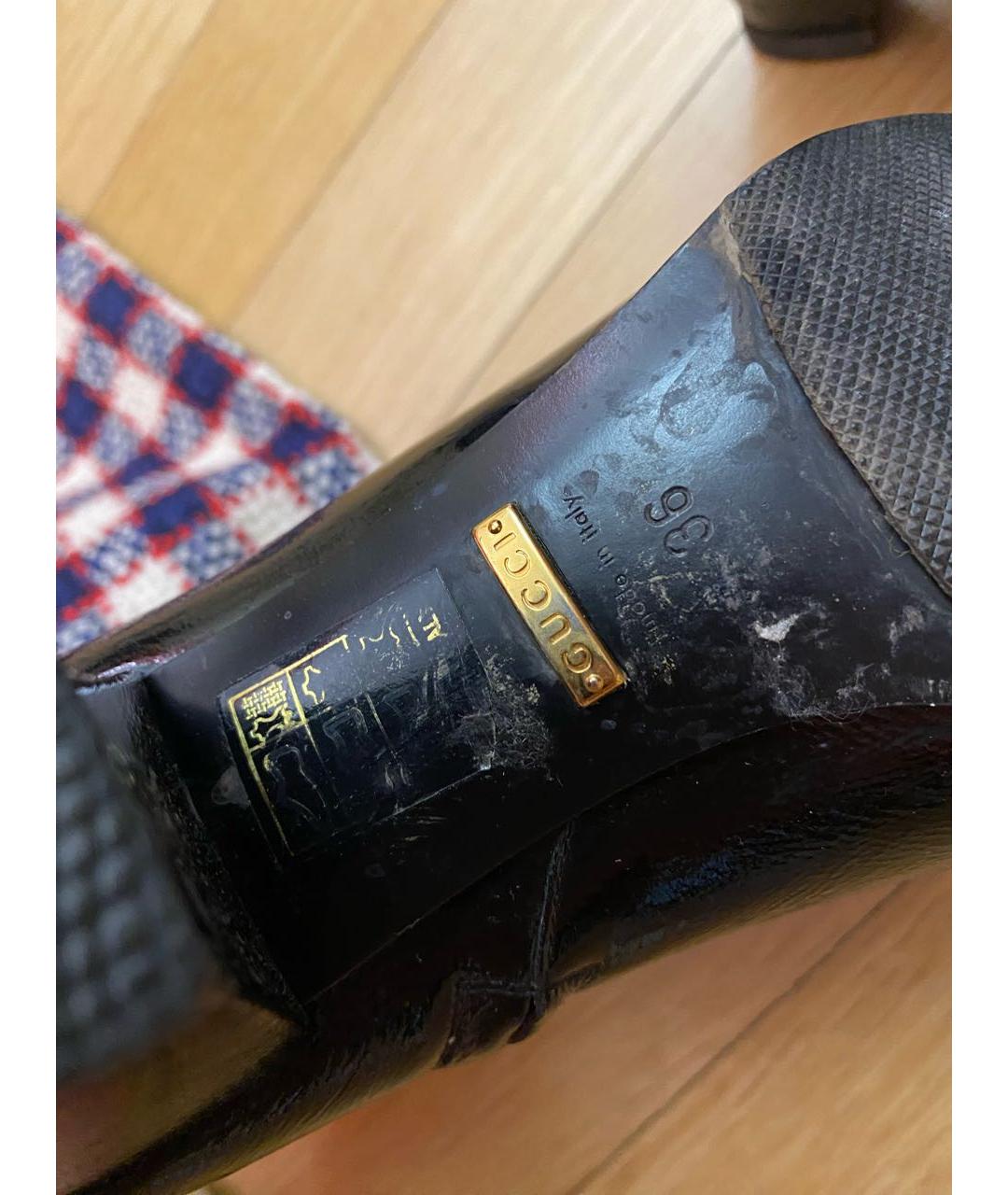 GUCCI Мульти текстильные сапоги, фото 4