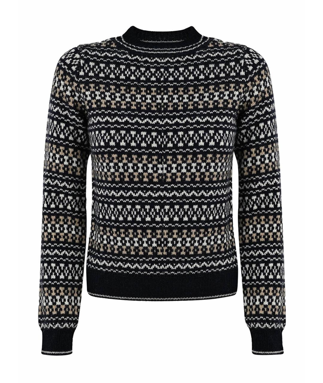 WEEKEND MAX MARA Синий шерстяной джемпер / свитер, фото 1