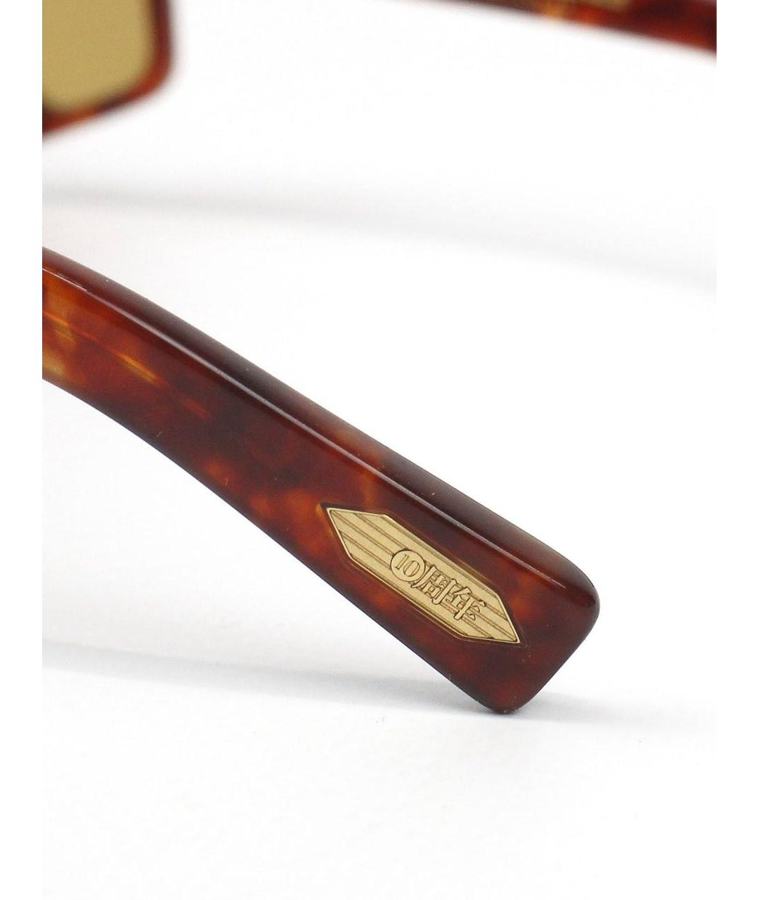 JACQUES MARIE MAGE Коричневые солнцезащитные очки, фото 6