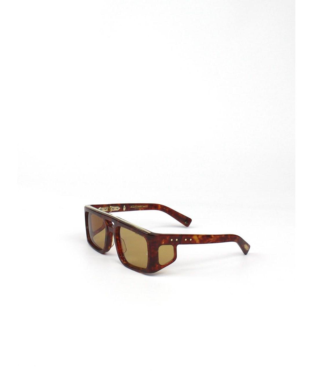 JACQUES MARIE MAGE Коричневые солнцезащитные очки, фото 9