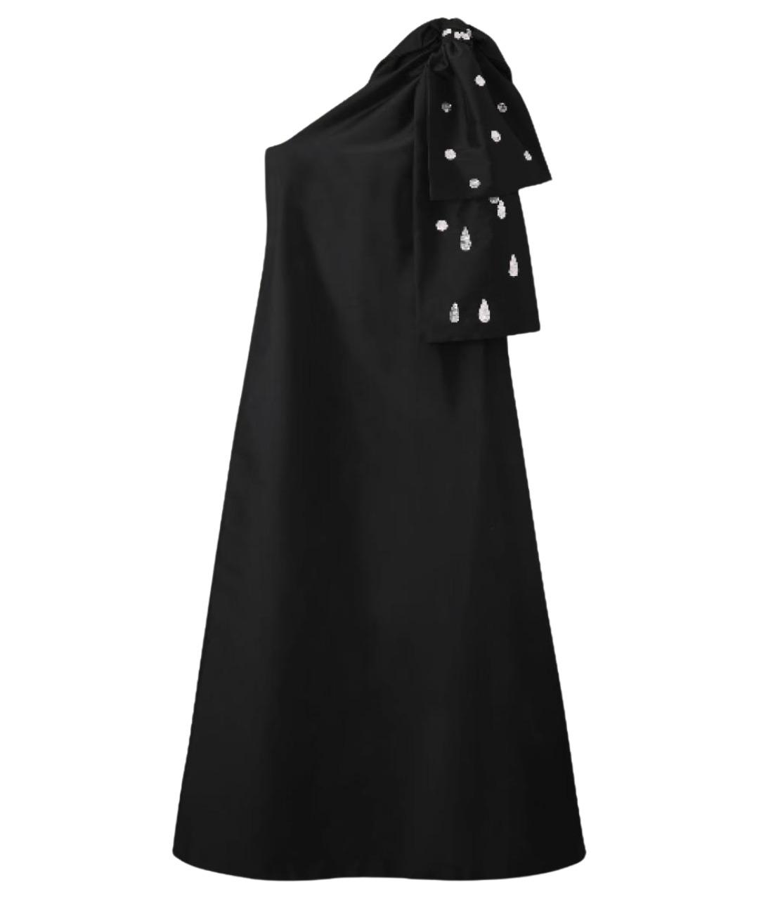 BERNADETTE Черное полиэстеровое вечернее платье, фото 7