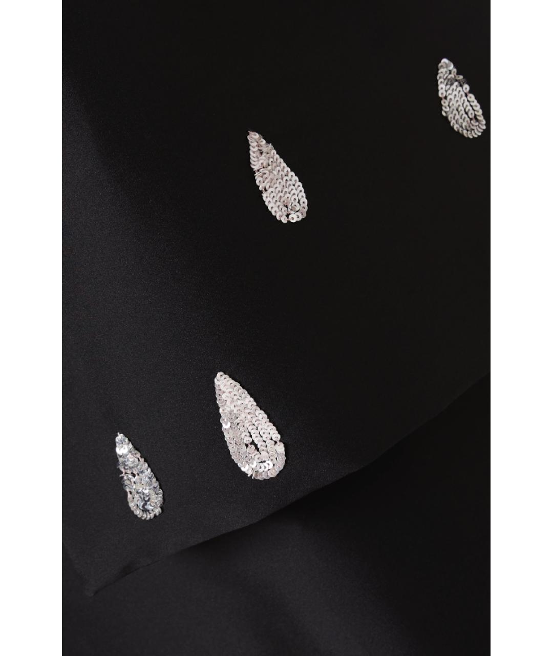 BERNADETTE Черное полиэстеровое вечернее платье, фото 5