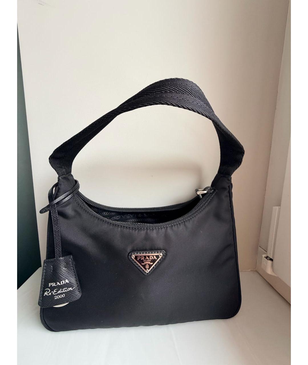 PRADA Черная сумка с короткими ручками, фото 6