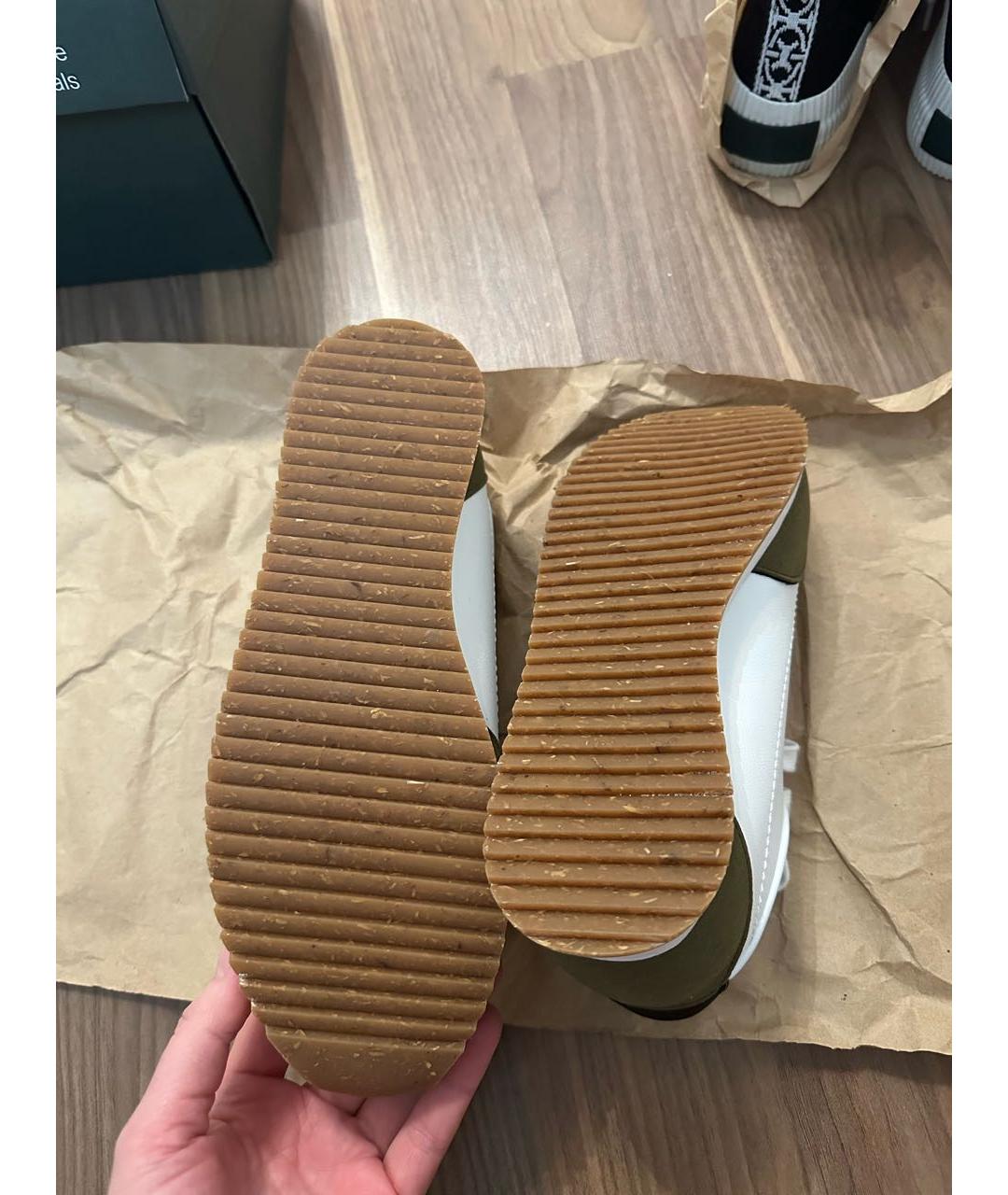 COCCINELLE Хаки кеды, фото 6