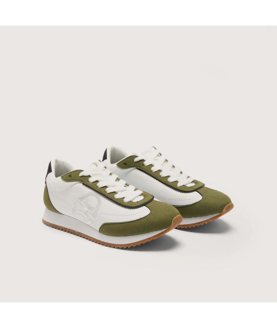 COCCINELLE Хаки кеды, фото 2