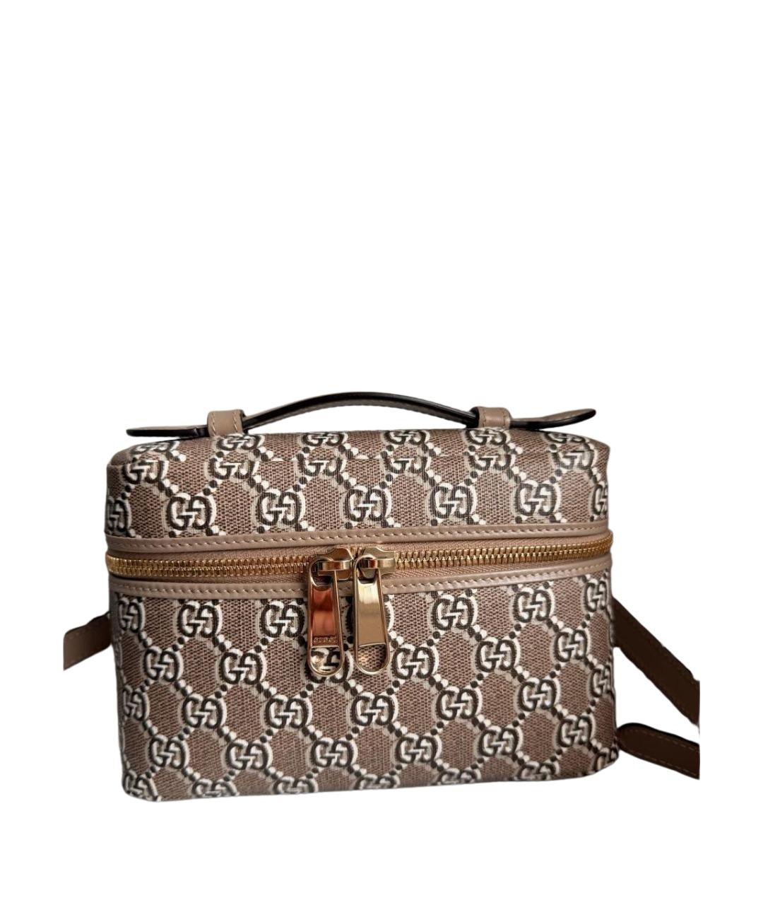 GUCCI Бежевая сумка с короткими ручками, фото 1