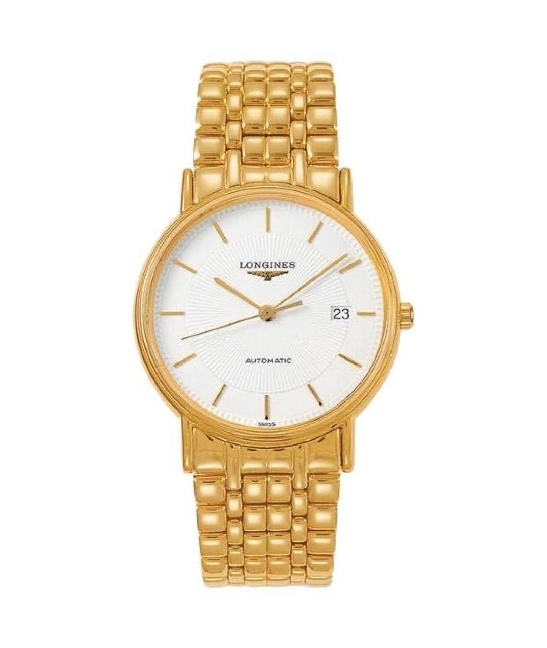 LONGINES Золотые стальные часы, фото 1