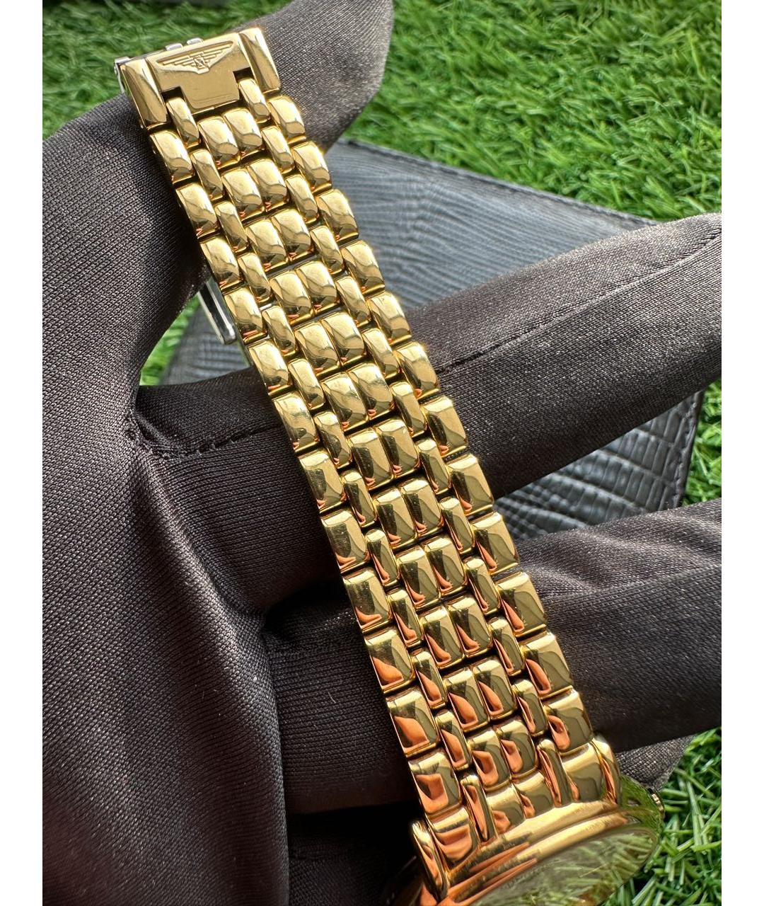 LONGINES Золотые стальные часы, фото 8