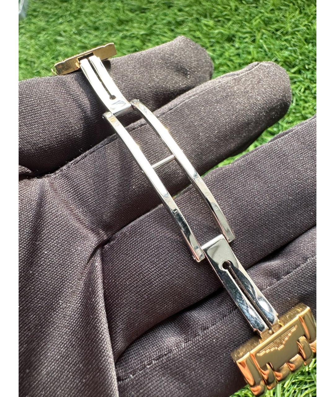 LONGINES Золотые стальные часы, фото 7