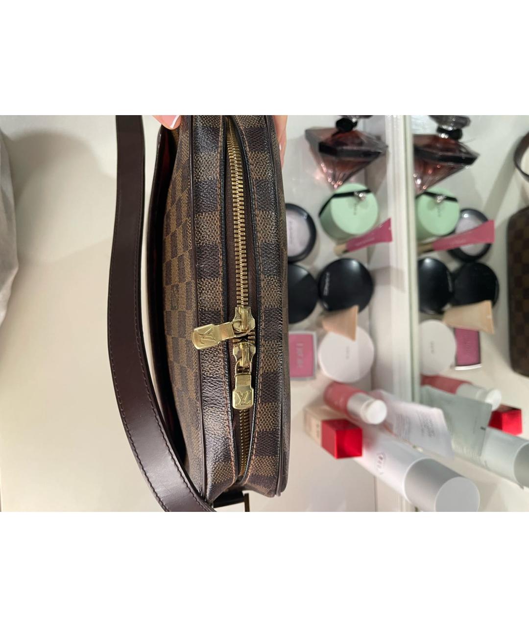 LOUIS VUITTON Коричневая сумка через плечо, фото 4