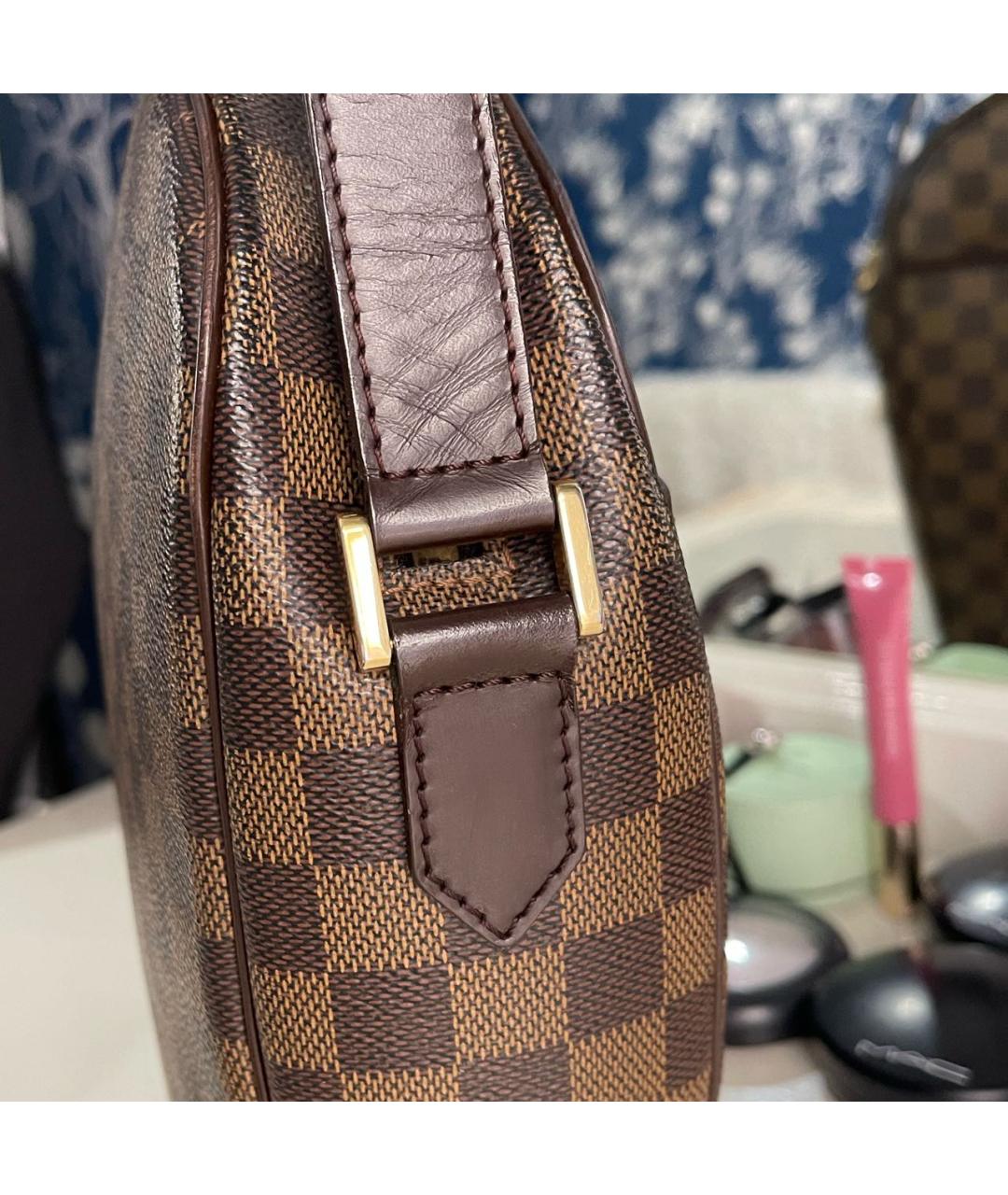 LOUIS VUITTON Коричневая сумка через плечо, фото 6