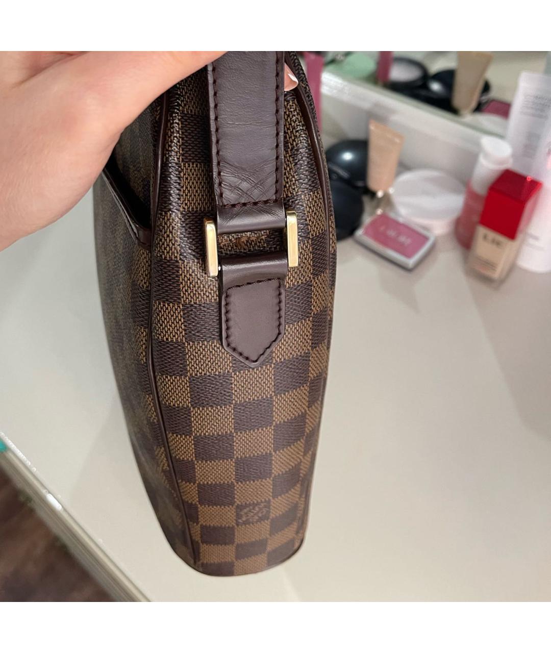 LOUIS VUITTON Коричневая сумка через плечо, фото 7