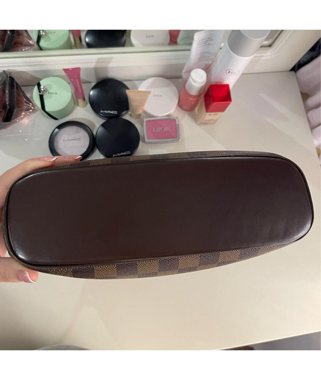 LOUIS VUITTON Коричневая сумка через плечо, фото 5