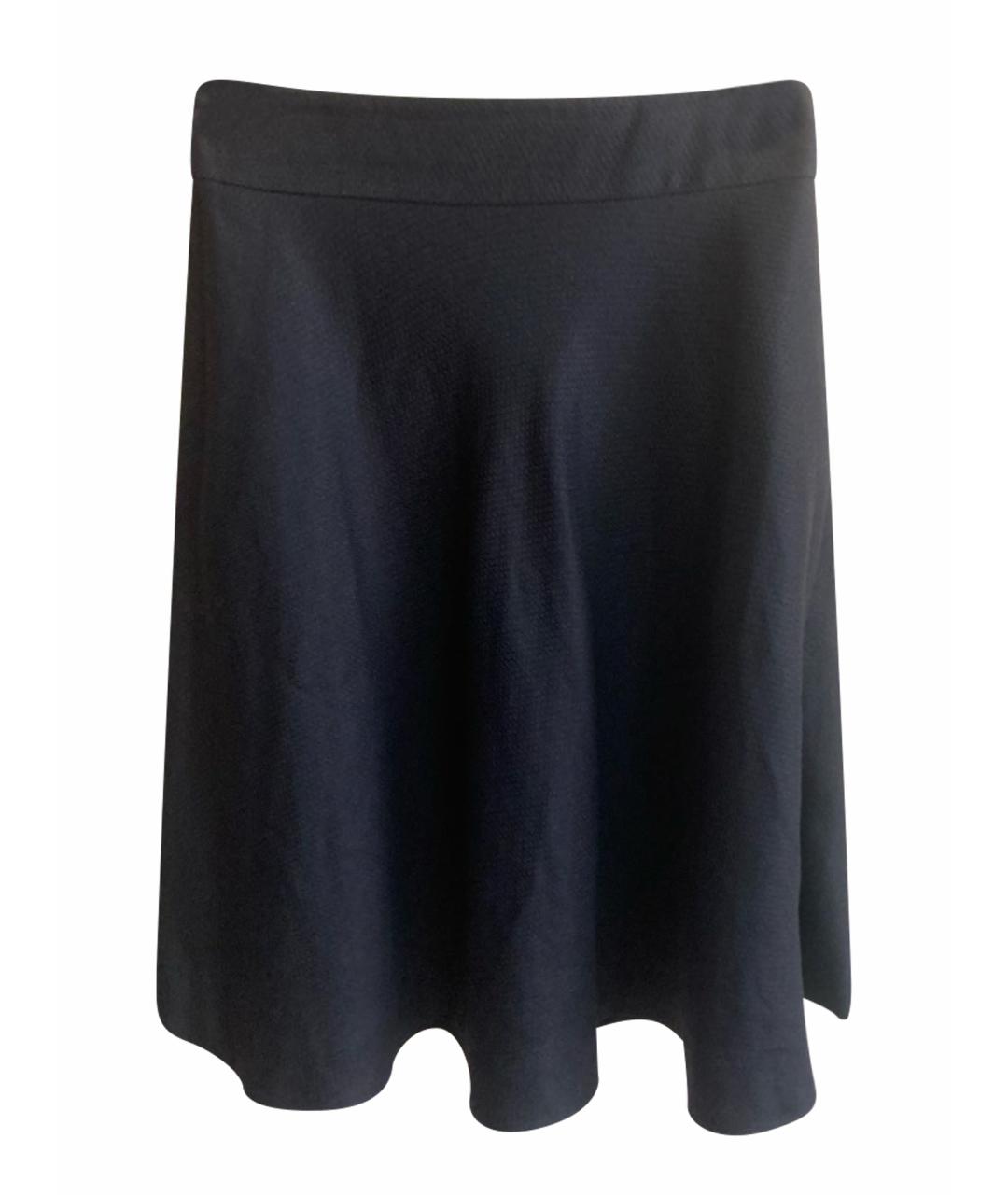 GUCCI Черная шерстяная юбка миди, фото 1